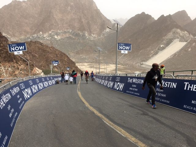 The view from Hatta Dam
