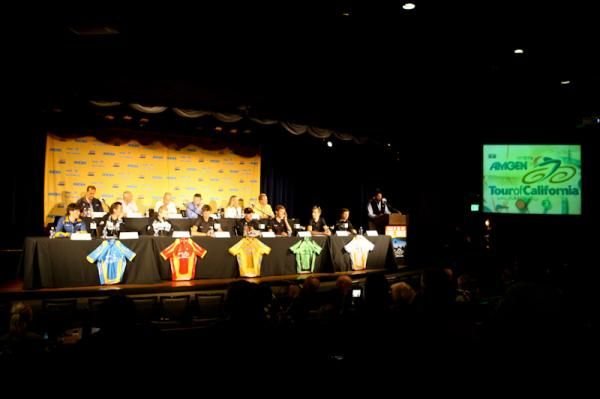 . The scene of the press conference.