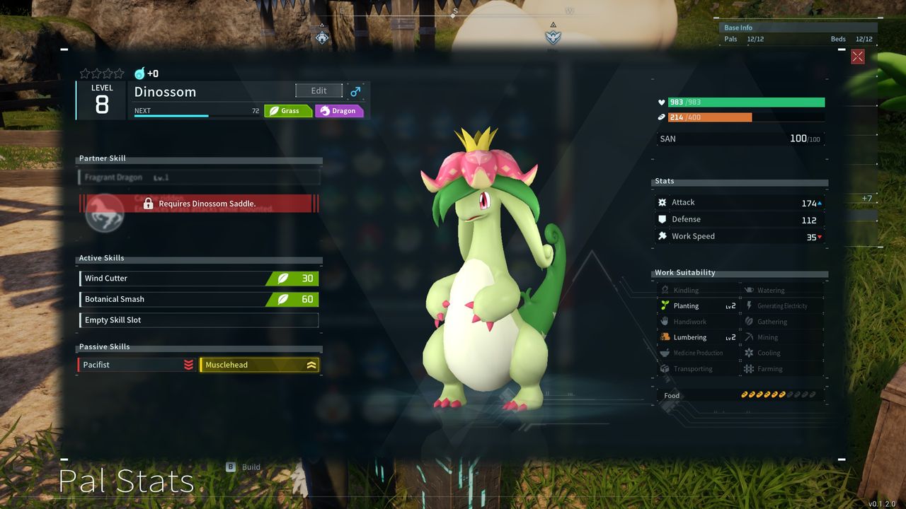Palworld wheat seeds - Dinossom