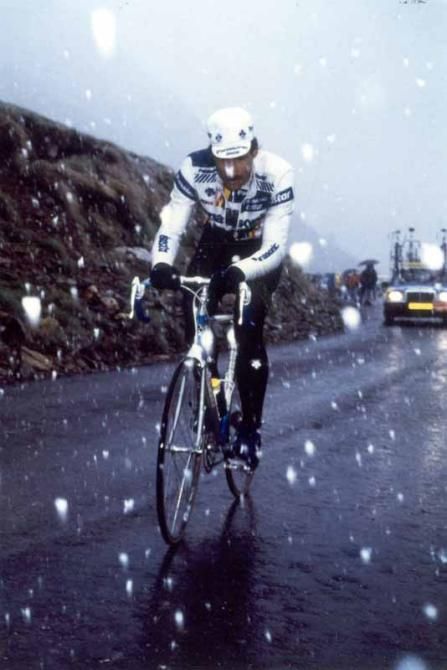 Urs Freuler on the Gavia
