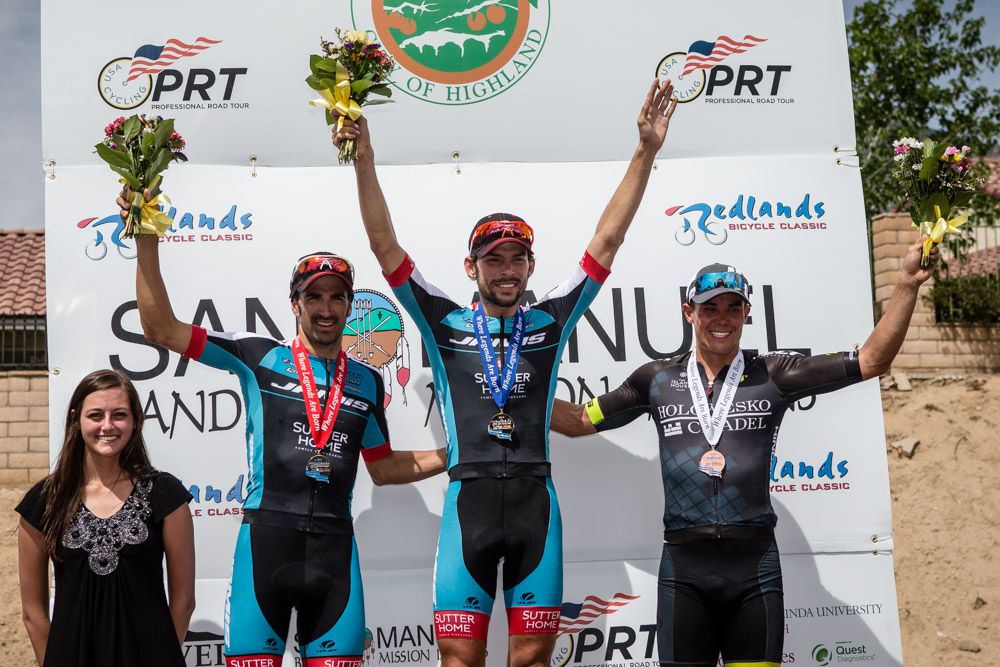 Todays top three for the men: Sebastian Haedo, Ruben Companioni and Travis McCabe (left-to-right)