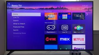 Roku Pro series TV main Roku interface