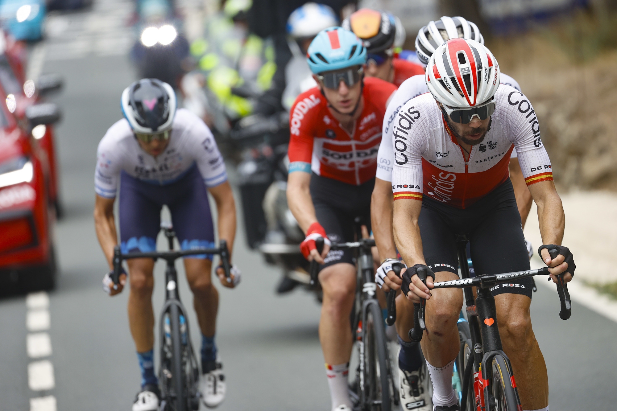 Vuelta Espana 2022 - 77th edition - 7th stage - Camargo - Cistierna 190 km - 26/08/2022 - Jesus Herrada (ESP - Cofidis) - photo Luis Angel Gomez/SprintCyclingAgencyÂ©2022