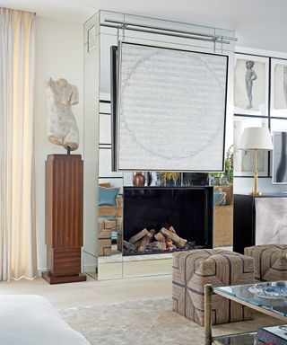 Fireplace ideas with tiles