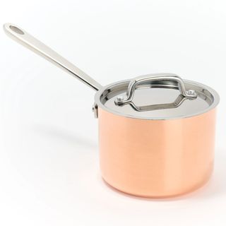 Martha Stewart Signature 2-qt Tri-Ply Copper SS Sauce Pan w/ Lid