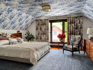 attic bedroom wallpaper ceiling ideas