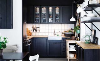 Laxarby Kitchen doors and drawer fronts with Metod cabinets from IKEA