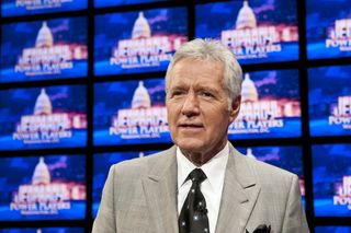 Long-time "Jeopardy!" host Alex Trebek, shown here in 2012, announced he has stage 4 pancreatic cancer on March 6, 2019.
