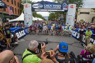 Riders take to the line in Durango.