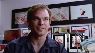 Michael C. Hall as Dexter Morgan in Dexter on Showtime