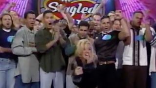 Jenny McCarthy and the contestants on Singled Out