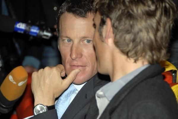 Andy Schleck and Lance Armstrong