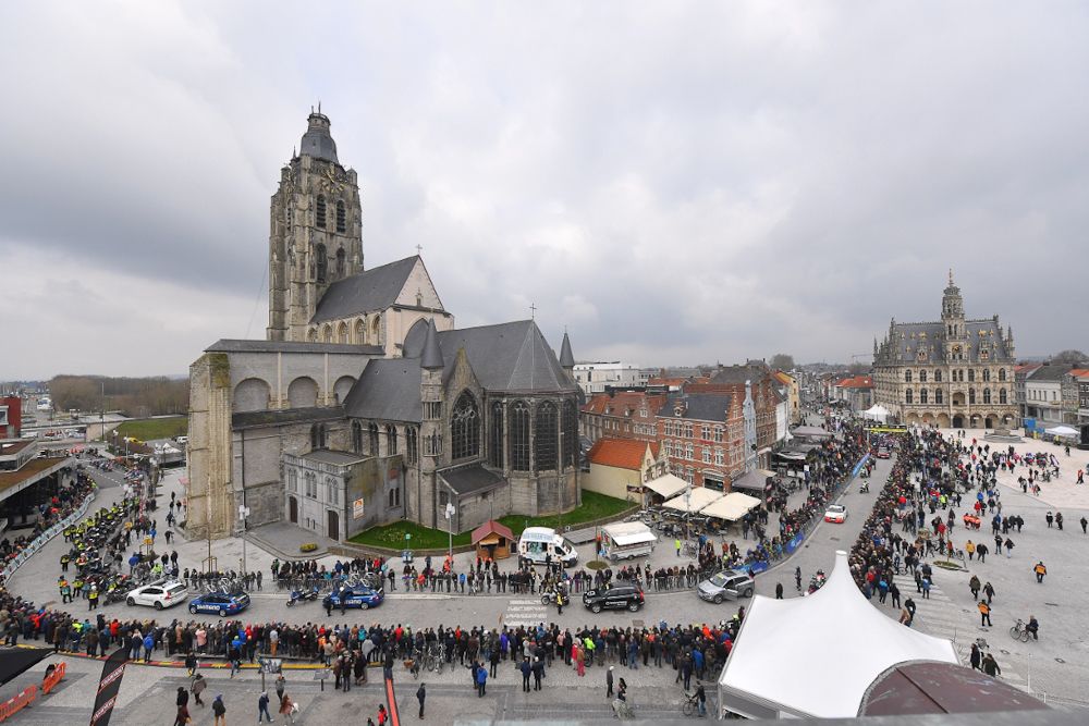Scenery at the start of the Tour of Flanders