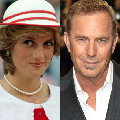 Princess Diana and Kevin Costner