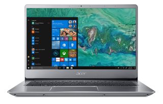 Acer Swift 3 laptop on white background