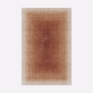 copper burned-out rug