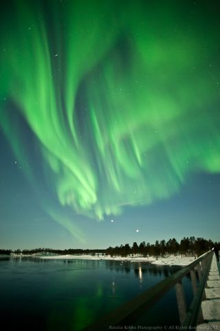 Skywatcher Natalia Robba took this photo of an aurora at Ivalo, Finland on March 5, 2012.