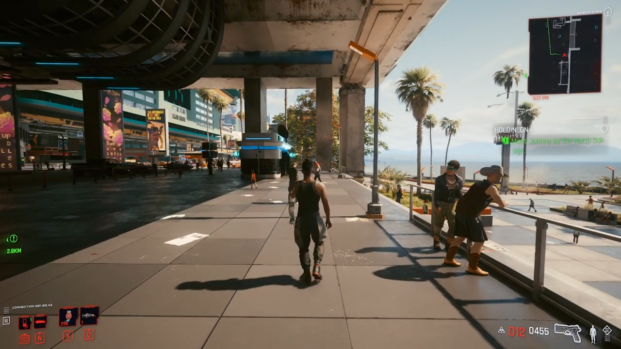 Cyberpunk 2077 third-person mod is great for walking - just don't go  swimming