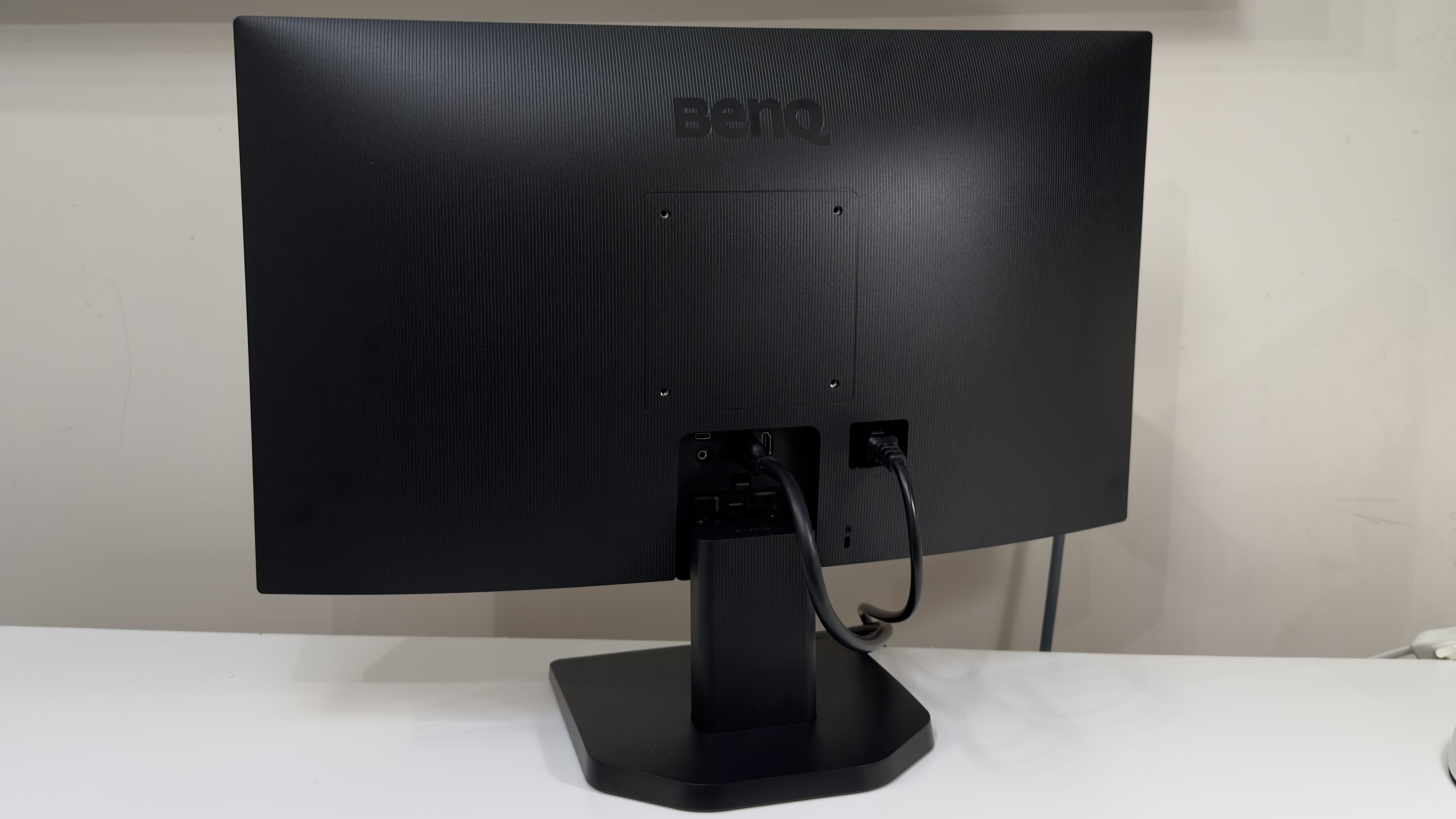 The BenQ GW2490C monitor on a desk