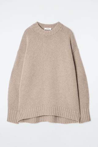 Chunky Pure Cashmere Crew-Neck Sweater