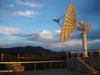 The European Space Agency's Santa Maria tracking station