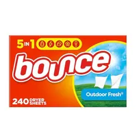 Bounce Dryer Sheets, Outdoor Fresh, 240 Count