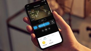 Ring Spotlight Cam Wired app view