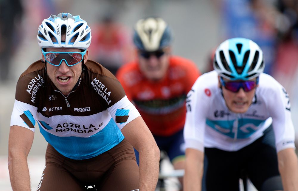 Alexandre Geniez (AG2R La Mondiale) wins stage 12 at the 2018 Vuelta a Espana