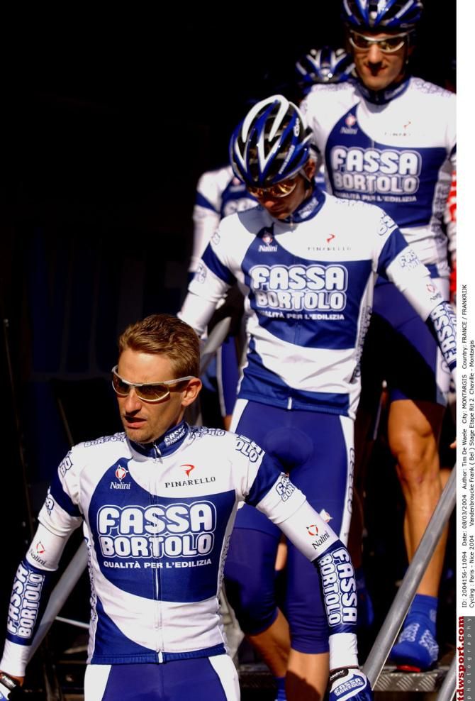 Frank Vandenbroucke and his Fassa Bortolo team