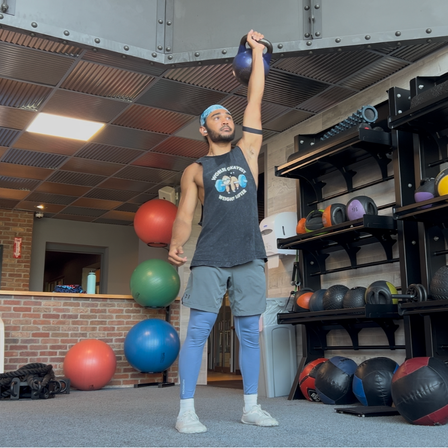 All you need is one kettlebell and these three moves to build overhead ...