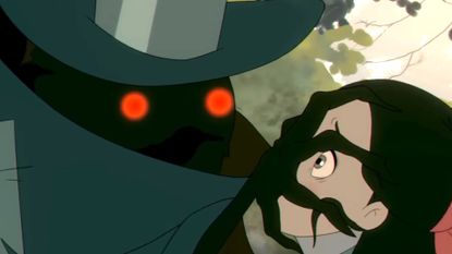 Best Halloween games: a screenshot of Carole's face being grabbed by a monster in Bye Sweet Carole