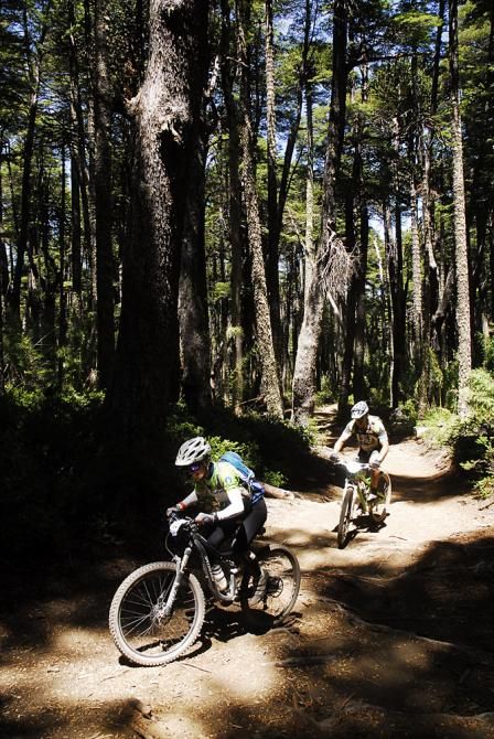 Riders during the Trans Andes