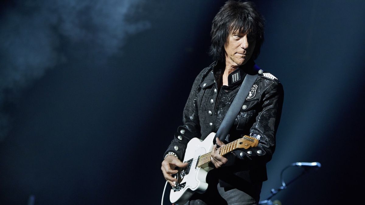 The late Jeff Beck, onstage at London&#039;s Royal Albert Hall in 2014