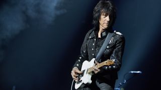 The late Jeff Beck, onstage at London's Royal Albert Hall in 2014