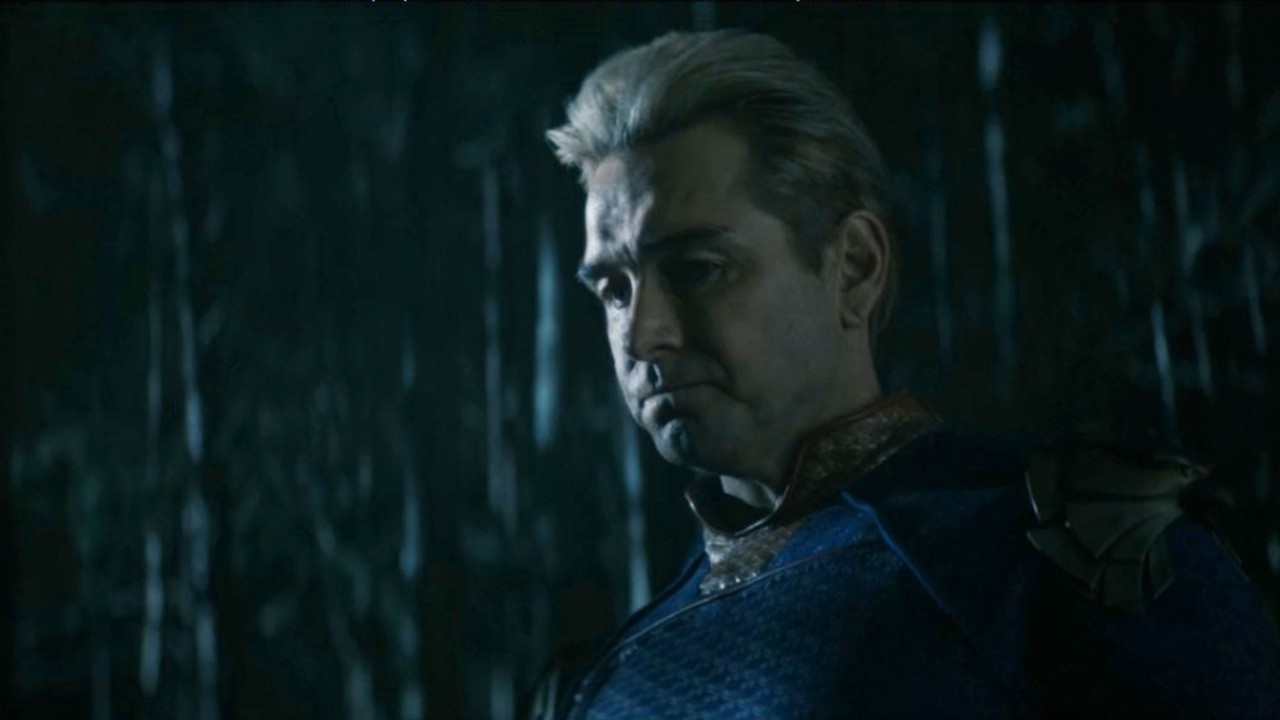 Antony Starr as Homelander in The Boys Season 5.