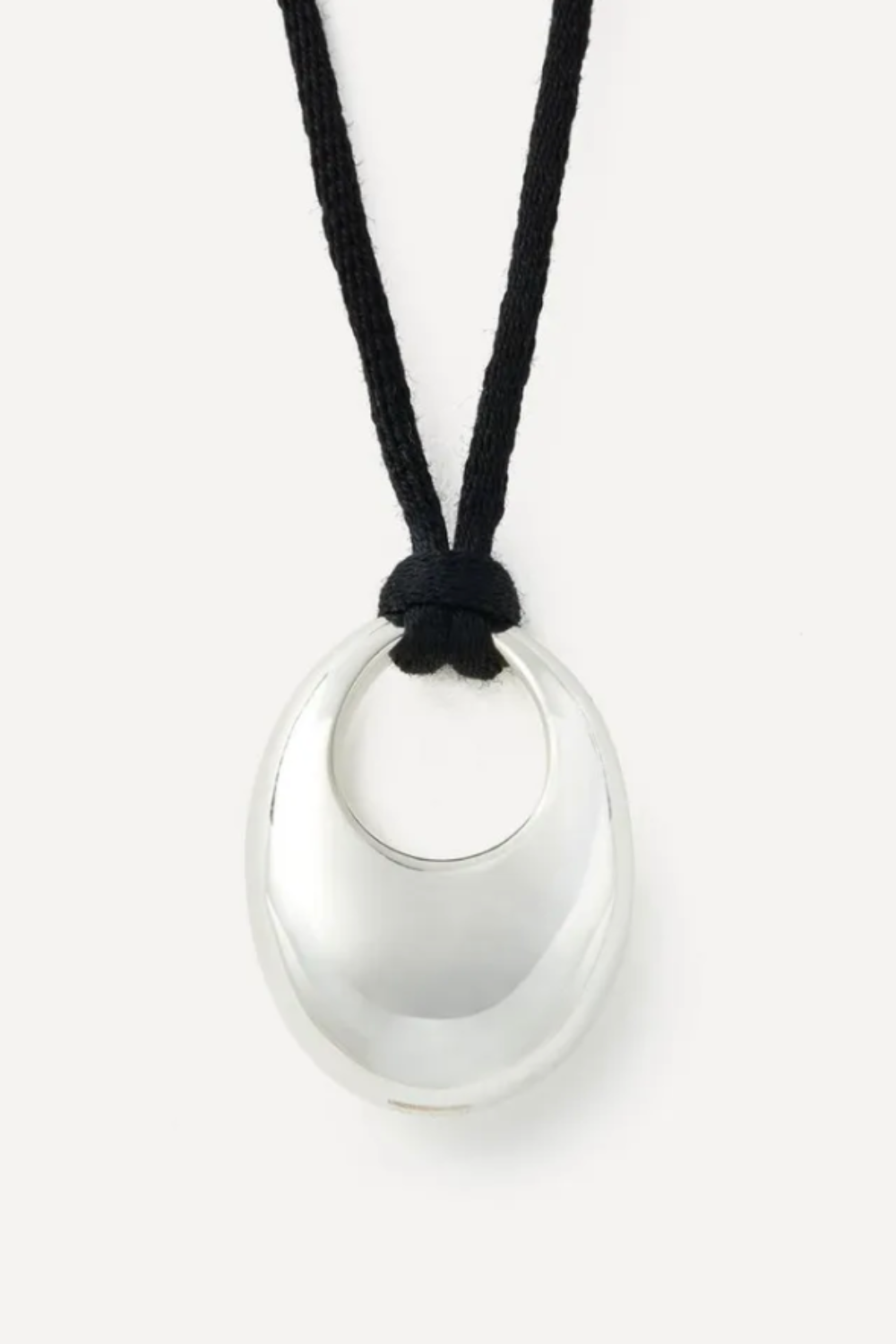 Annika Inez, Sterling Silver Sloping Pendant Necklace
