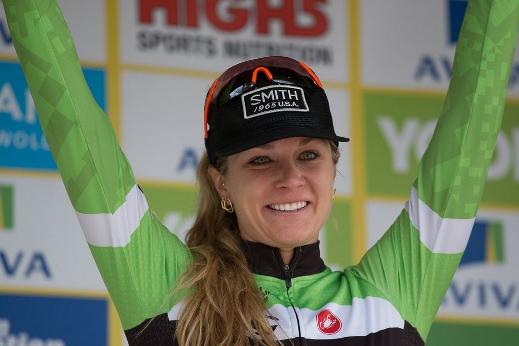 Most aggressive rider, Alison Tetrick (Cylance)