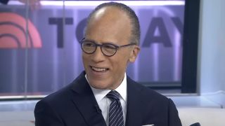 Lester Holt appears on The Today Show