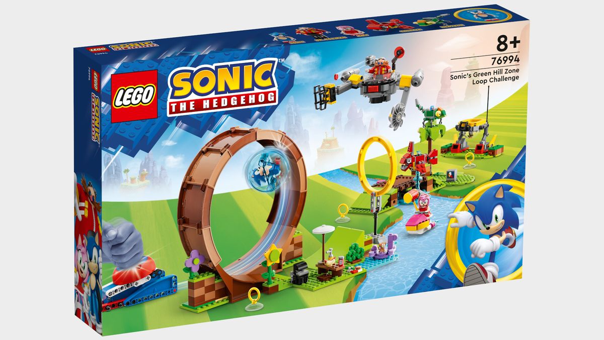 Sonic&rsquo;s Green Hill Zone Loop Challenge set and box