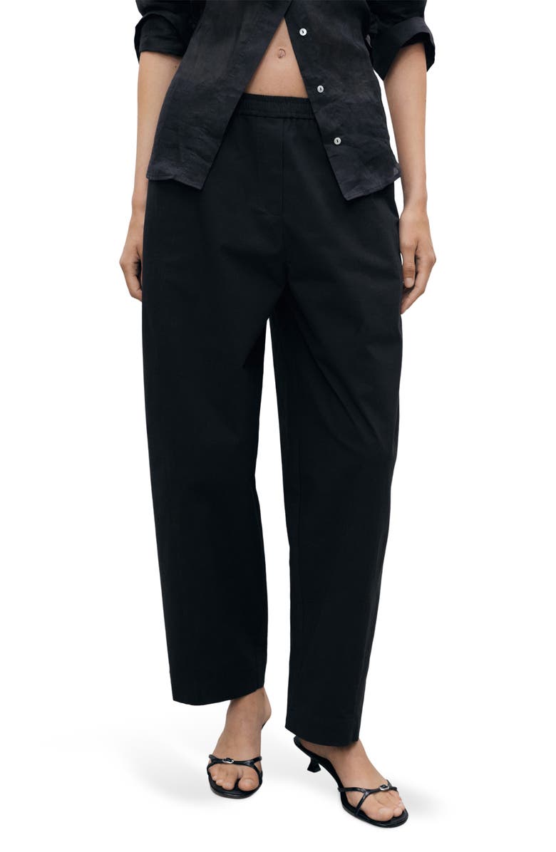 Pull-On Stretch Cotton Pants