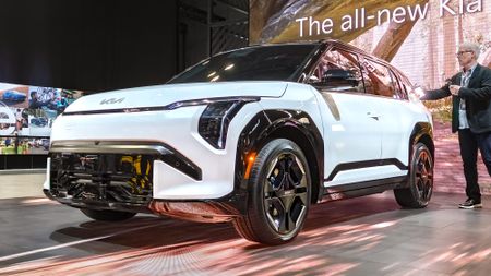 2027 Kia EV3 at NYIAS 2026.