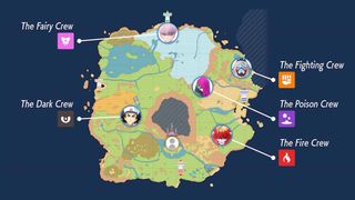 Pokemon Scarlet and Violet Team Star Map