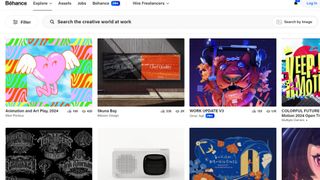 Website screenshot from Behance (November 2024)