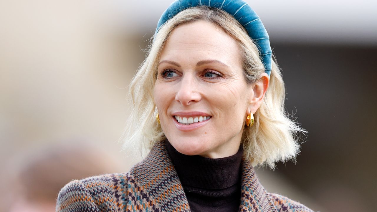 Zara Tindall attends the New Year's Day Racing Meet at Cheltenham Racecourse on January 1, 2026