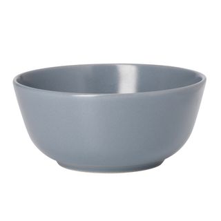 white background with grey colour bowl