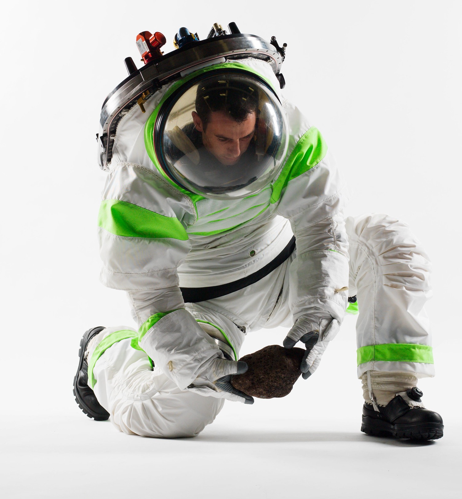 El prototipo del traje espacial Z-1 de la NASA.