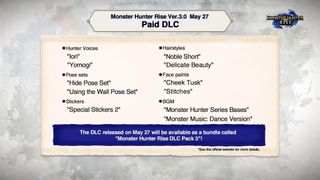 Monster Hunter Rise 3.0 Paid Dlc