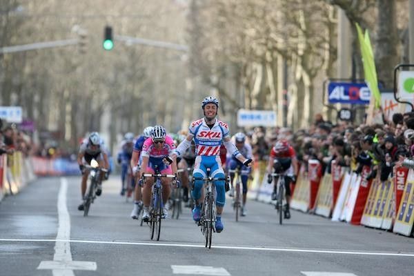 Dude, you didn't win... One of the Skil Shimano boys was happy with his performance today.