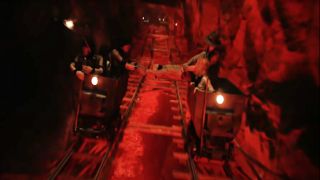 Mine cart chase from Indiana Jones and the Temple of Doom