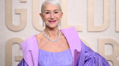 Helen Mirren at the Golden Globe Awards